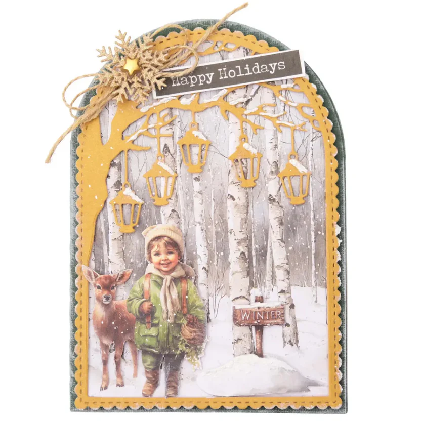 Studio Light stanssi – Christmas Forest CARD SHAPE - Image 4