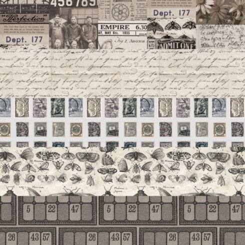 Tim Holtz Idea ology Palette Collection Charcoal paperilajitelma 11