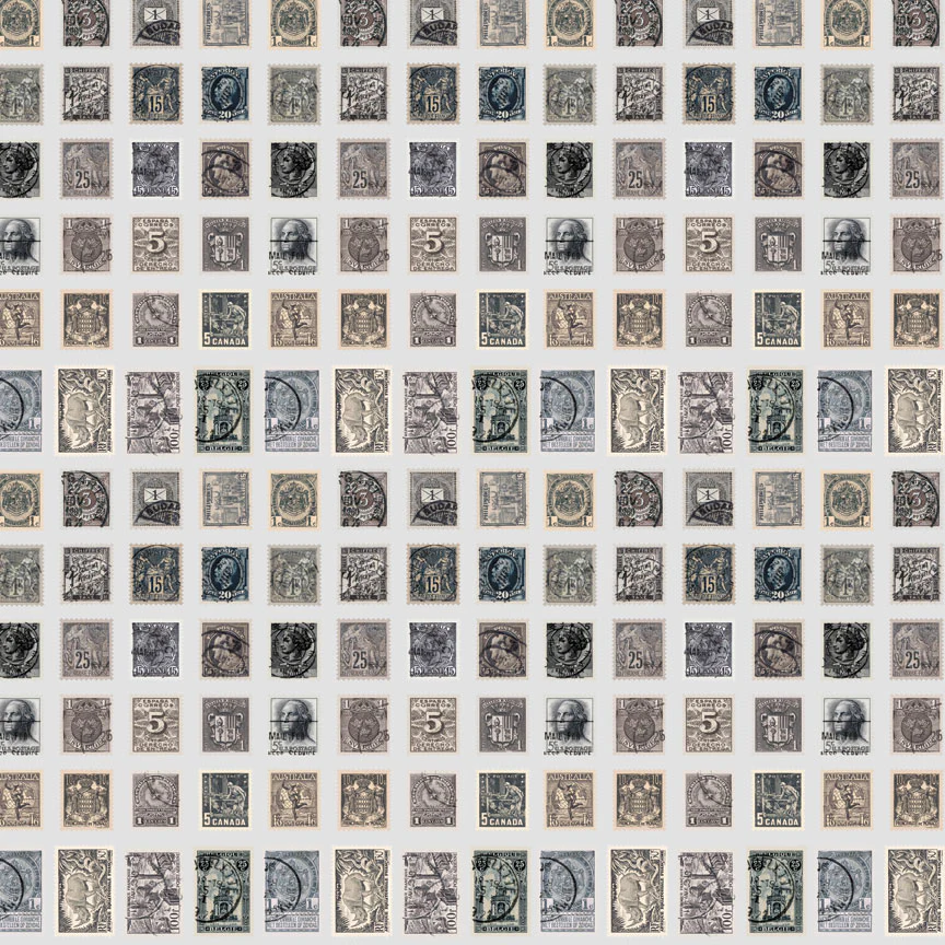 Tim Holtz Idea-ology – Palette Collection Charcoal paperilajitelma 20 x 20 cm - Image 5