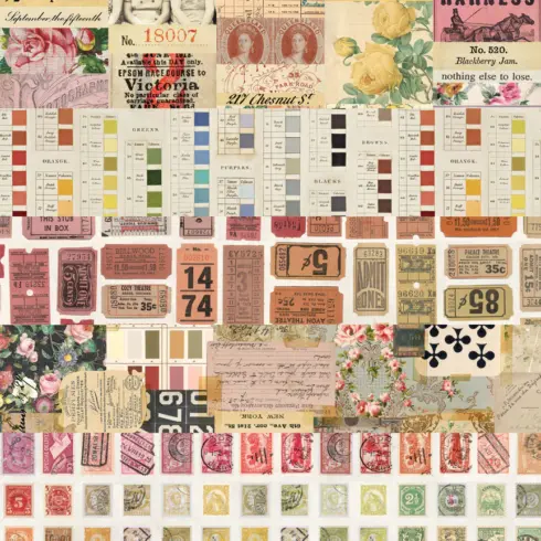 Tim Holtz Idea ology Palette Collection Multi paperilajitelma 12