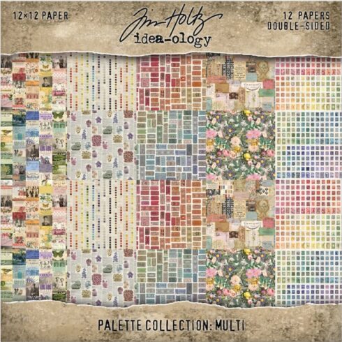 Tim Holtz Idea-ology Palette Collection Multi paperilajitelma 30 x 30 cm