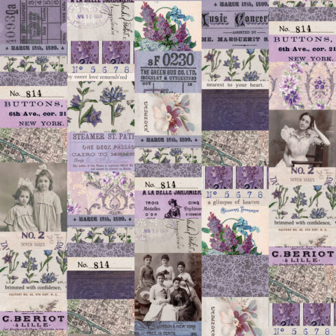 Tim Holtz Idea ology Palette Collection Purple paperilajitelma 1