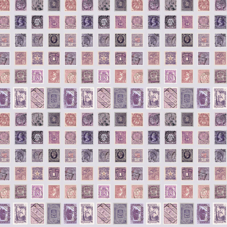 Tim Holtz Idea-ology – Palette Collection Purple paperilajitelma 30 x 30 cm - Image 7