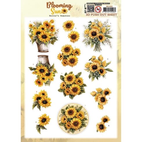 Berrie’s Beauties 3D-arkki Blooming Sun Golden Glow