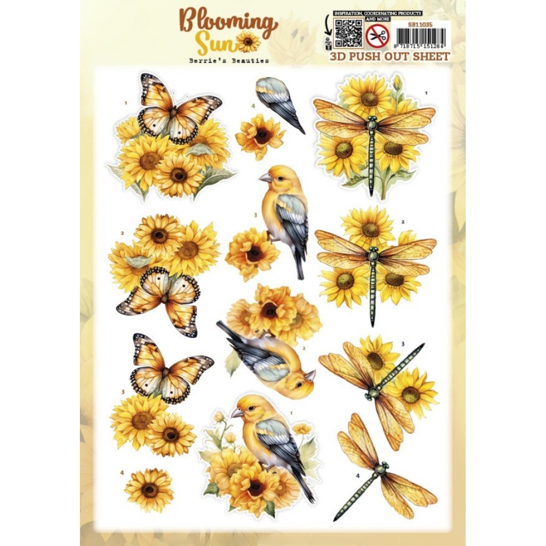 Berrie’s Beauties 3D-arkki Blooming Sun Golden Meadow