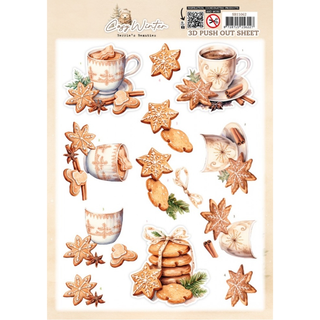 Berrie’s Beauties 3D-arkki Cosy Winter Cosy Cookies