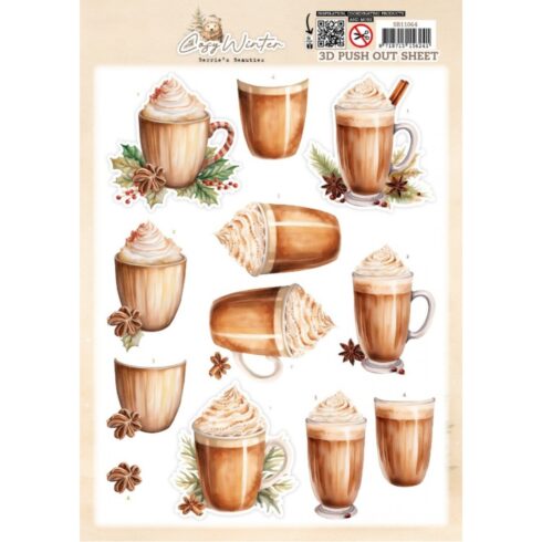 Berrie’s Beauties 3D-arkki Cosy Winter Cosy Drinks
