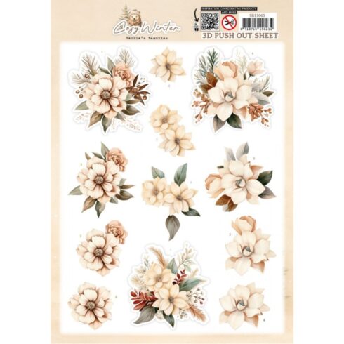 Berrie’s Beauties 3D-arkki Cosy Winter Cosy Flowers