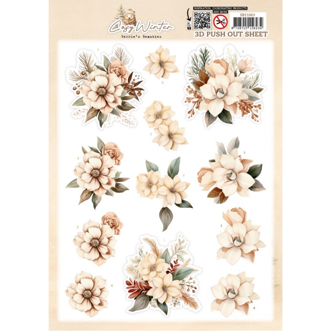 Berrie’s Beauties 3D-arkki Cosy Winter Cosy Flowers