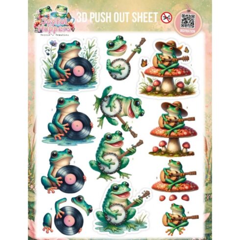 Berrie’s Beauties 3D-arkki Joyful Hoppers Hopping Harmony