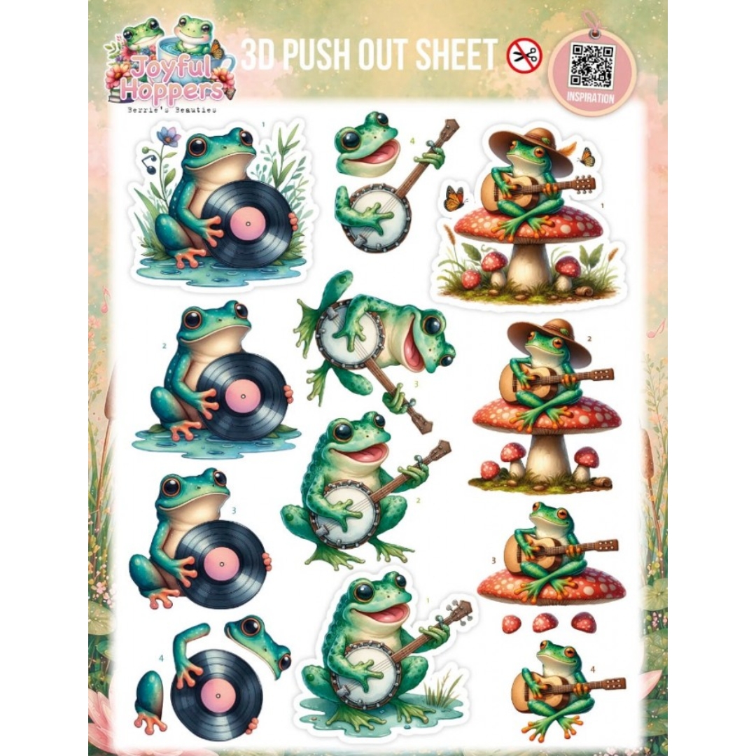 Berrie’s Beauties 3D-arkki Joyful Hoppers Hopping Harmony