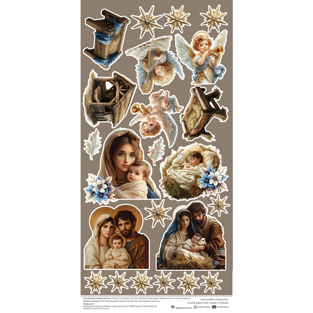 Craft O'Clock – Jolly Season Holly Night Extras leikekuvat 15 x 30 cm (2 kpl) - Image 3