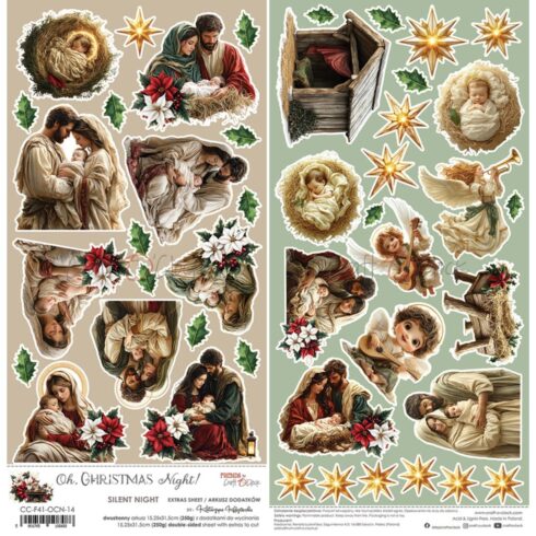 Craft O'Clock – Oh, Christmas Night! Silent Night Extras leikekuvat 15 x 30 cm