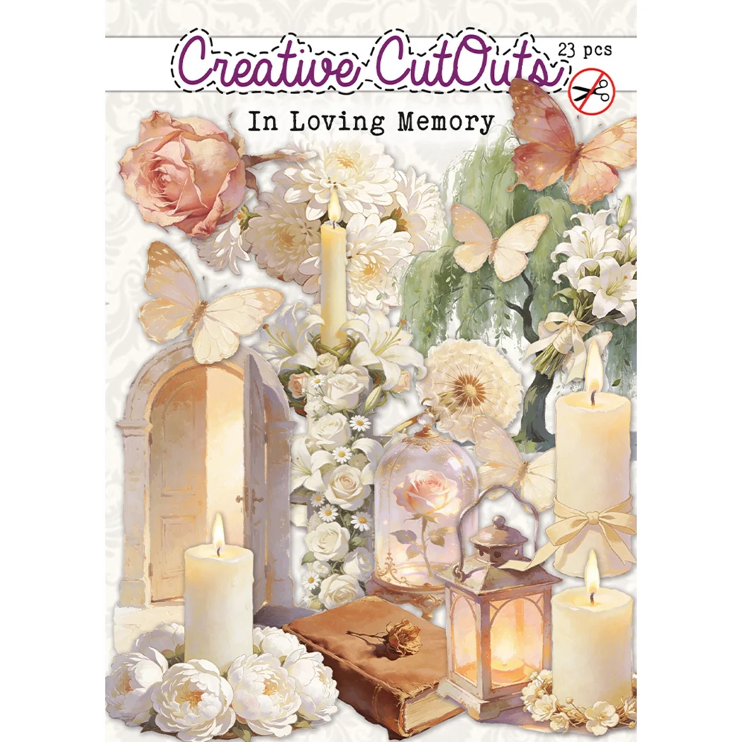 Creatief Art Creative Cutouts – Die-Cuts In Loving Memory (23 kpl)