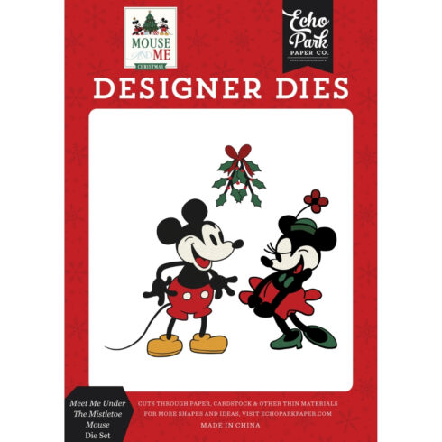 Echo Park stanssi Mouse And Me Christmas MEET ME UNDER THE MISTLETOE MOUSE