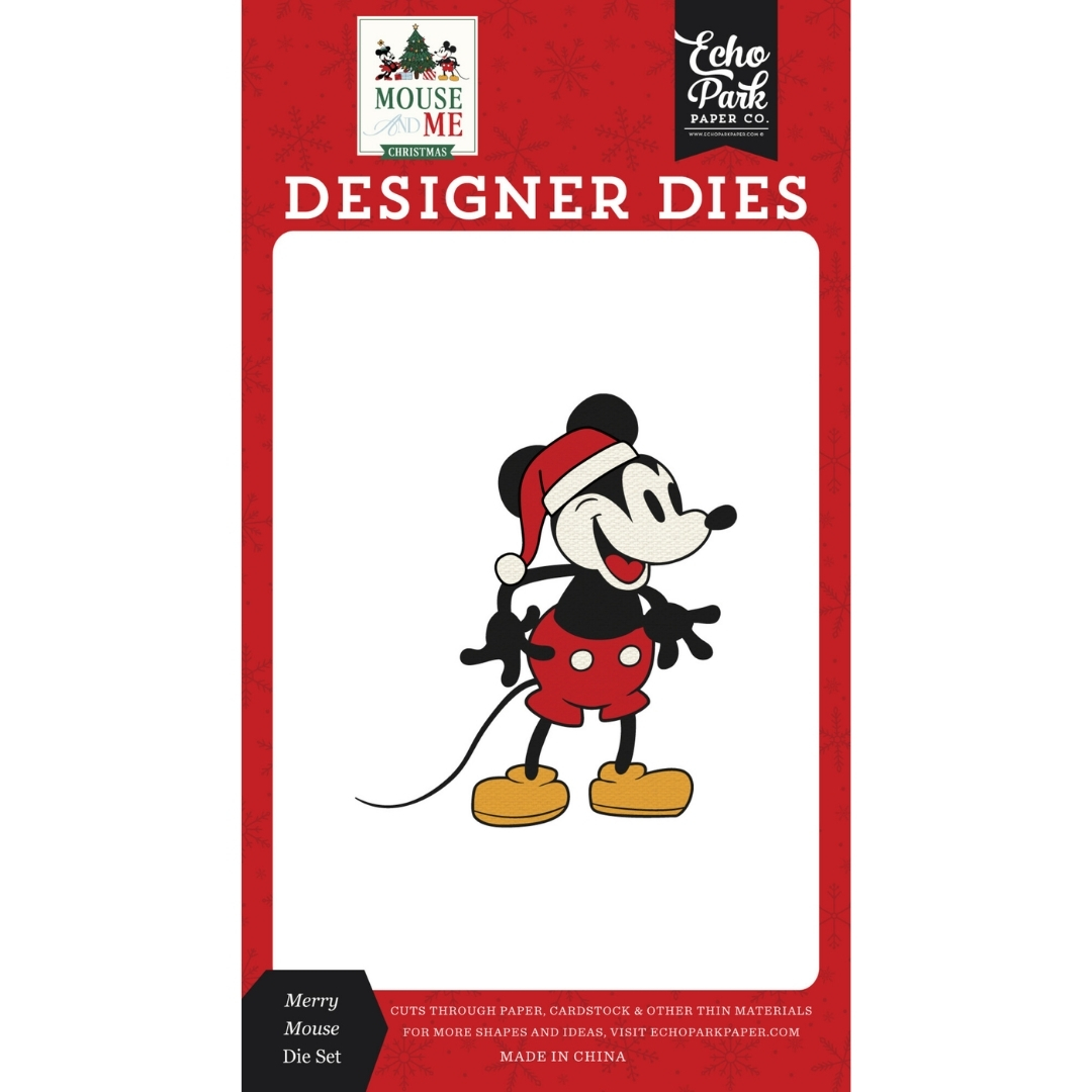 Echo Park stanssi Mouse And Me Christmas MERRY MOUSE