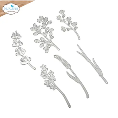 Elizabeth Craft Designs stanssi FLORAL GREENERY 4