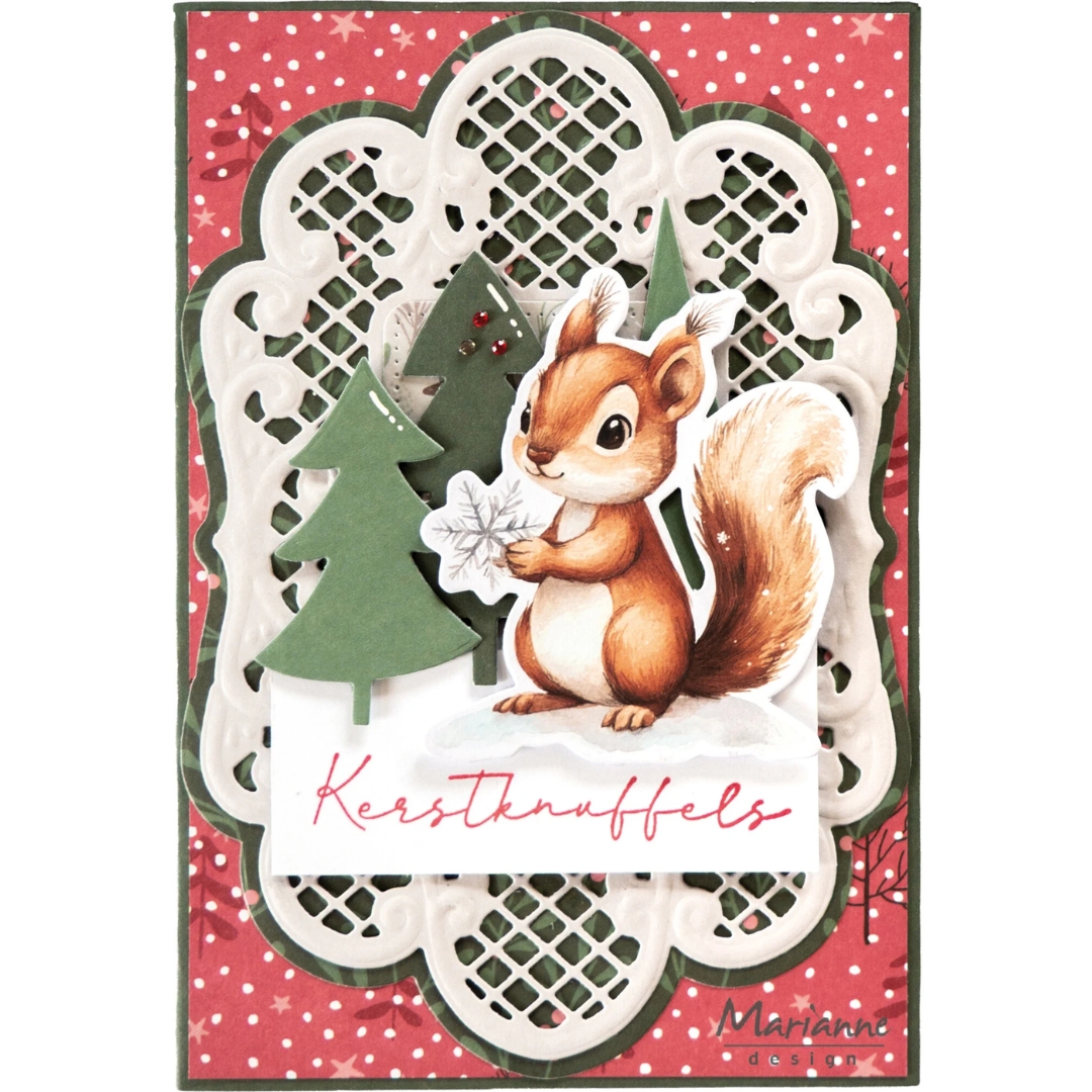 Marianne Design Die-Cuts – Cute Animals leikekuvat (13 kpl) - Image 2
