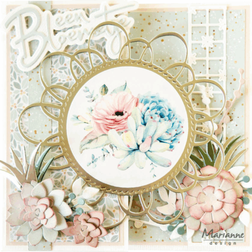Marianne Design Metallics Paper Pad – Cozy Winter 1