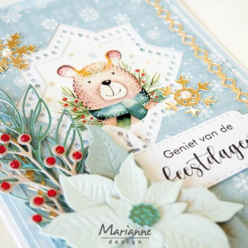 Marianne Design Metallics Paper Pad – Cozy Winter 2