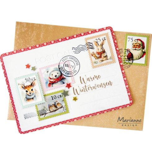Marianne Design Stamps Classic Christmas korttikuvat 28 kpl 2
