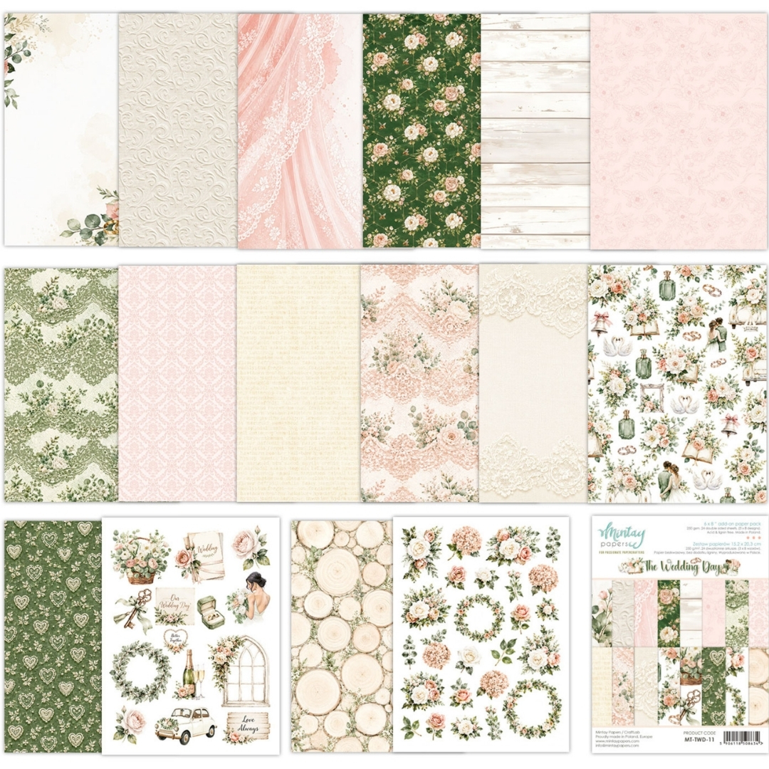 Mintay Papers Add-On Paper Pad The Wedding Day paperilehtiö A5