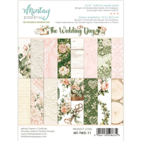 Mintay Papers Add-On Paper Pad The Wedding Day paperilehtiö A5
