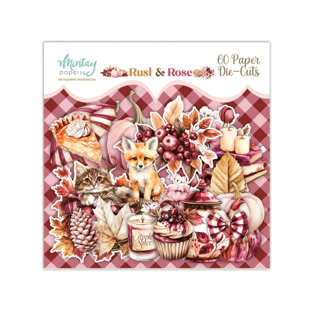 Mintay Papers Rust & Rose leikekuvat (60 kpl)
