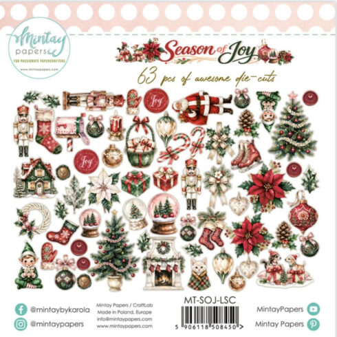 Mintay Papers Season of Joy leikekuvat (60 kpl)