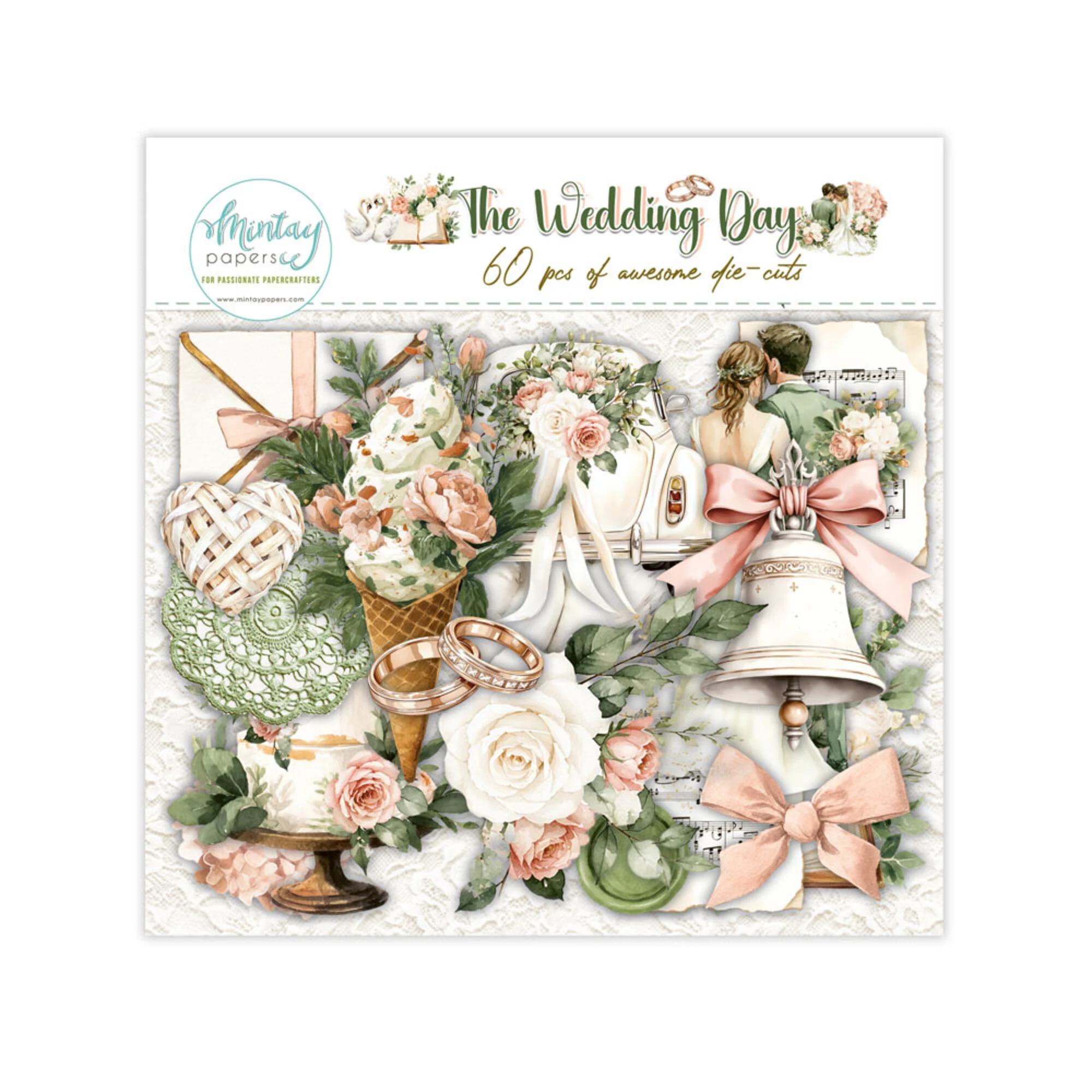 Mintay Papers The Wedding Day leikekuvat (60 kpl)