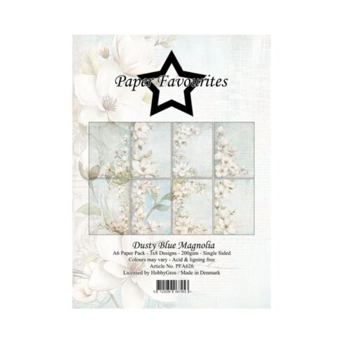 Paper Favourites Dusty Blue Magnolia paperilajitelma A6