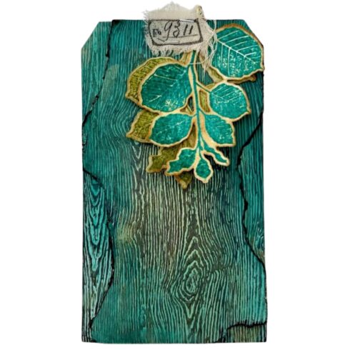 Ranger Tim Holtz Black Two-Tone Woodgrain Kohokuviokartonki (10kpl) (1)