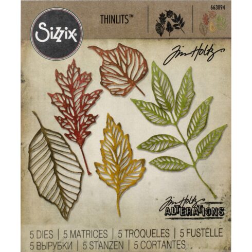 Sizzix Tim Holtz Thinlits stanssi SKELETON LEAVES