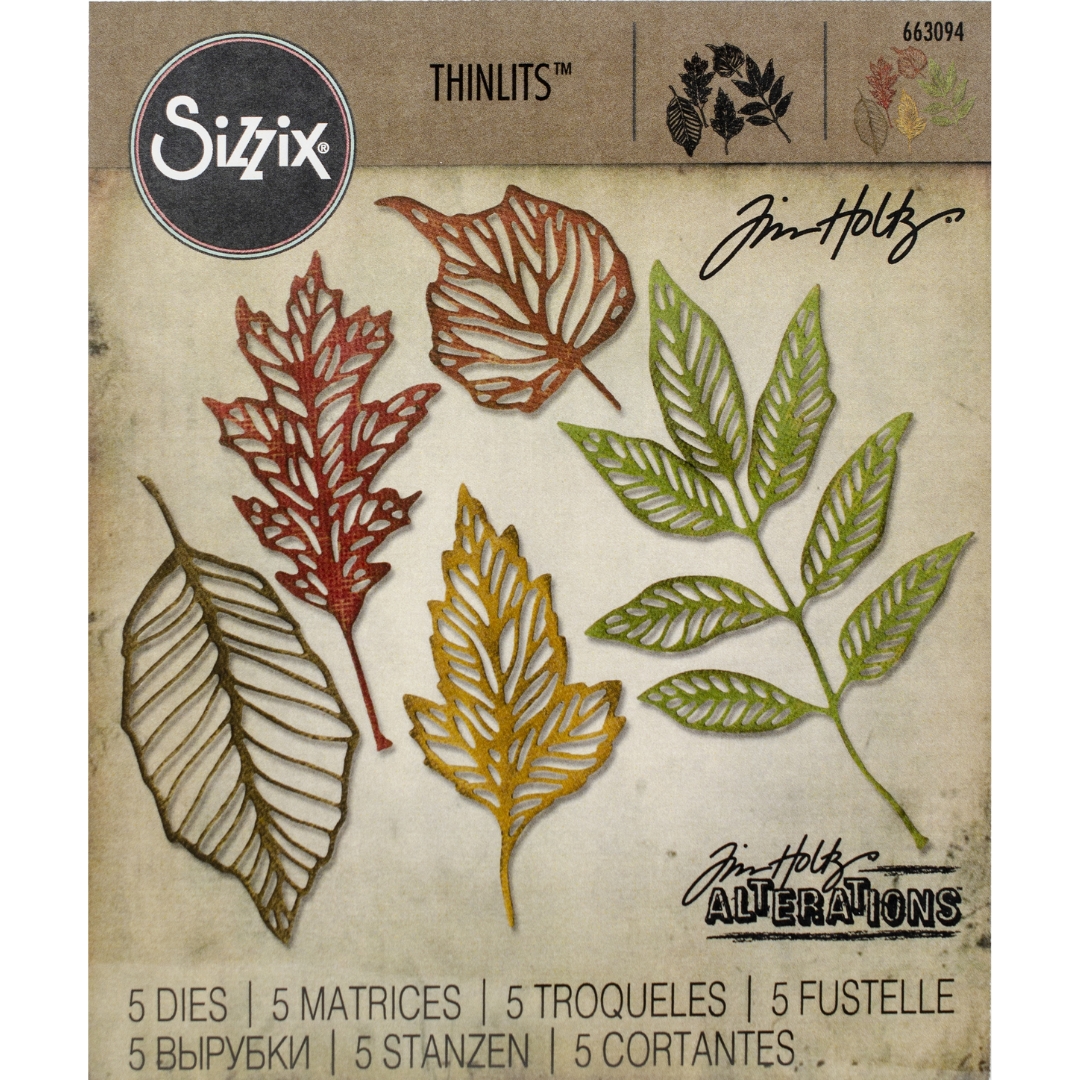 Sizzix Tim Holtz Thinlits stanssi SKELETON LEAVES