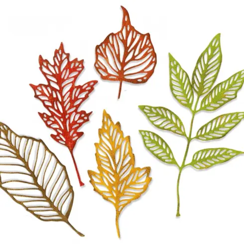 Sizzix Tim Holtz Thinlits stanssi – SKELETON LEAVES