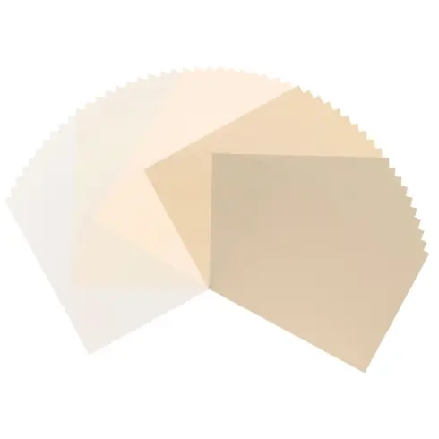 Smooth Cardstock Paper Kraft Mix kartonkilajitelma A4 200g (50 kpl)