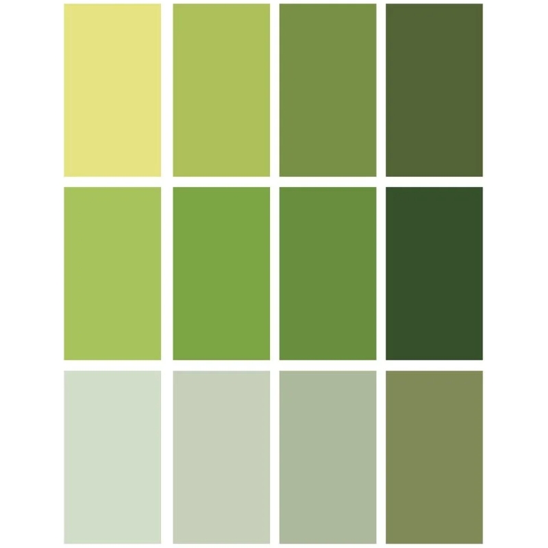 Studio Light Paper Pad – All Green Unicolor ohut kartonkilehtiö - Image 2