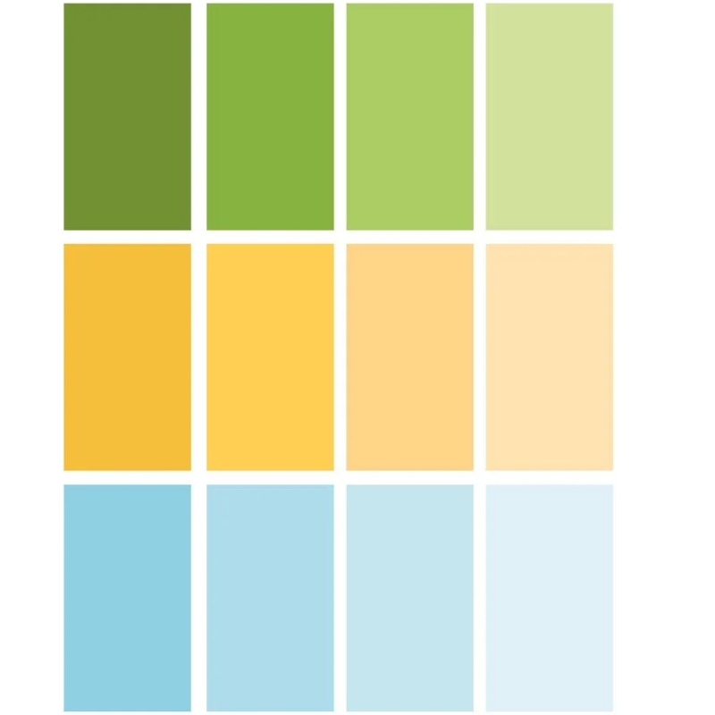 Studio Light Paper Pad – Spring Has Sprung Unicolor paperilehtiö