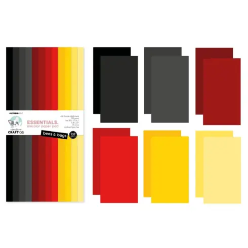 Studio Light Paper Pad – Bees Bugs Unicolor paperilehtio