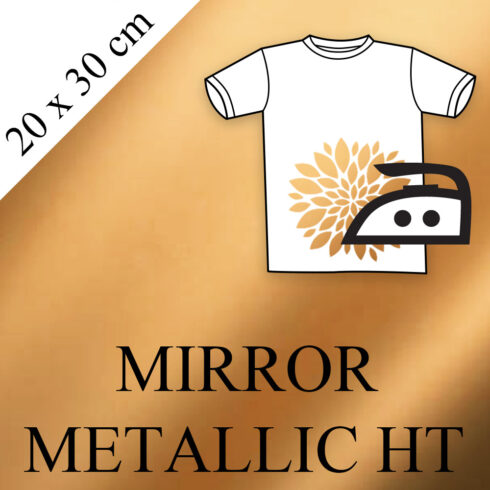 Silityskalvo 20x30cm, mirror metallic kupari