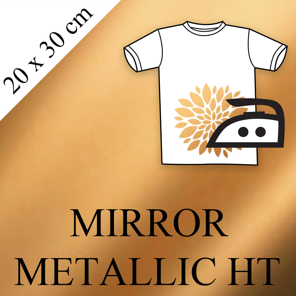 Silityskalvo 20x30cm, mirror metallic kupari