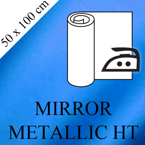 Silityskalvo 50x100cm, mirror metallic sininen