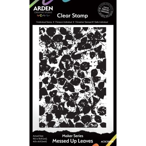 Arden Creative Studio Clear Stamp Messed Up Leaves leimasin