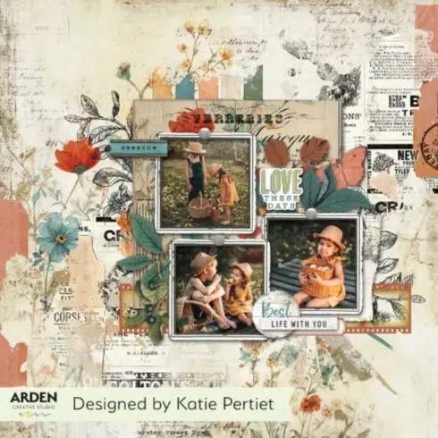 Arden Creative Studio – Laser Cuts Amber Ledgers Foliage leikekuva arkit 4 kpl2