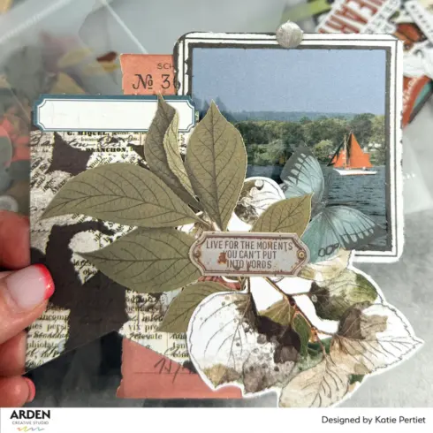 Arden Creative Studio – Laser Cuts Amber Ledgers Foliage leikekuva arkit 4 kpl4