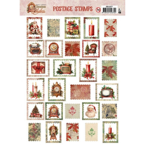 Berrie’s Beauties Timeless Christmas Postage Stamp leikekuvat (28 kpl)