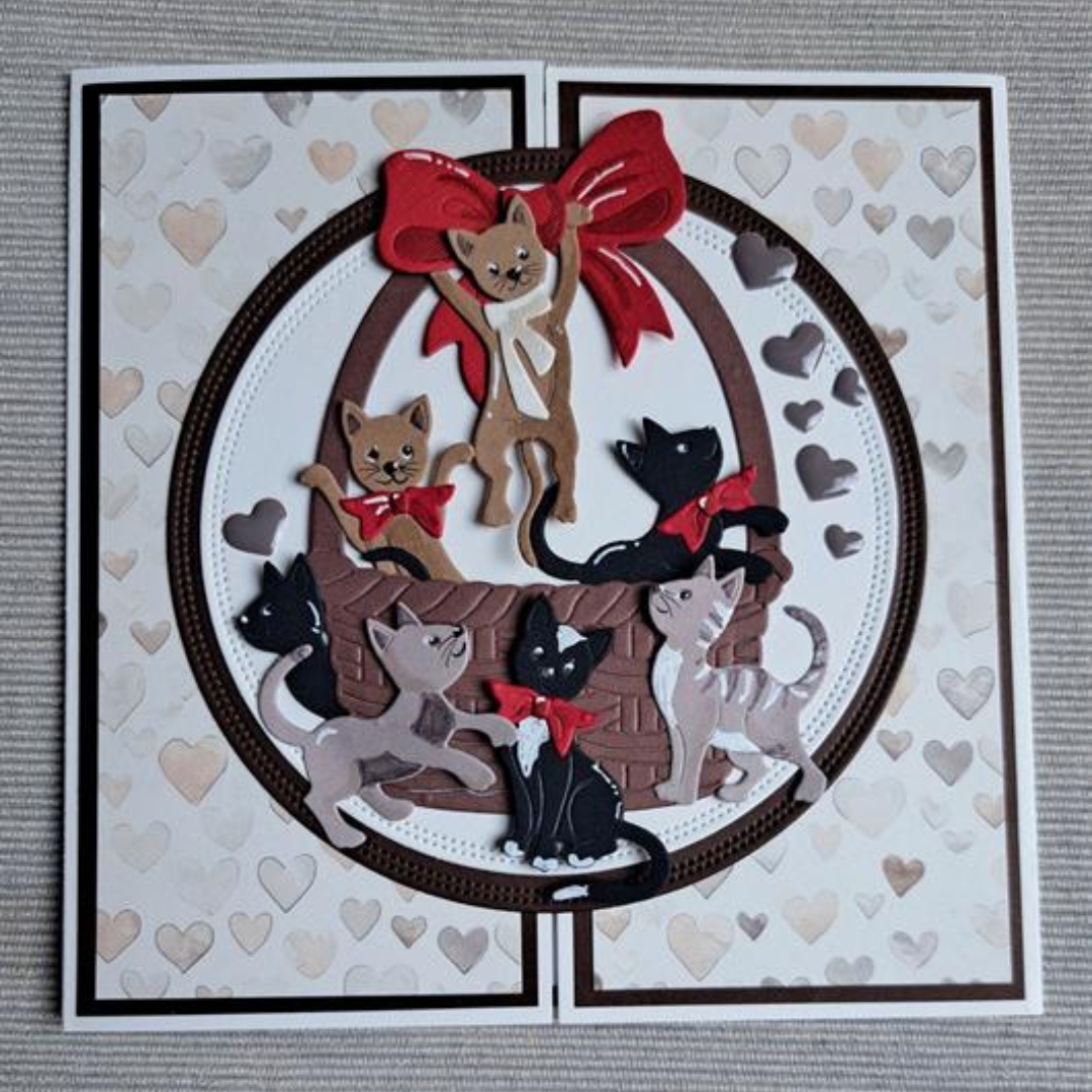 By Lene stanssi – CHRISTMAS CATS Cutting & Embossing Die - Bild 2