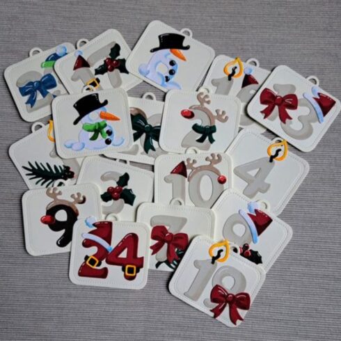By Lene stanssi CHRISTMAS NUMBERS Cutting Embossing Die 1