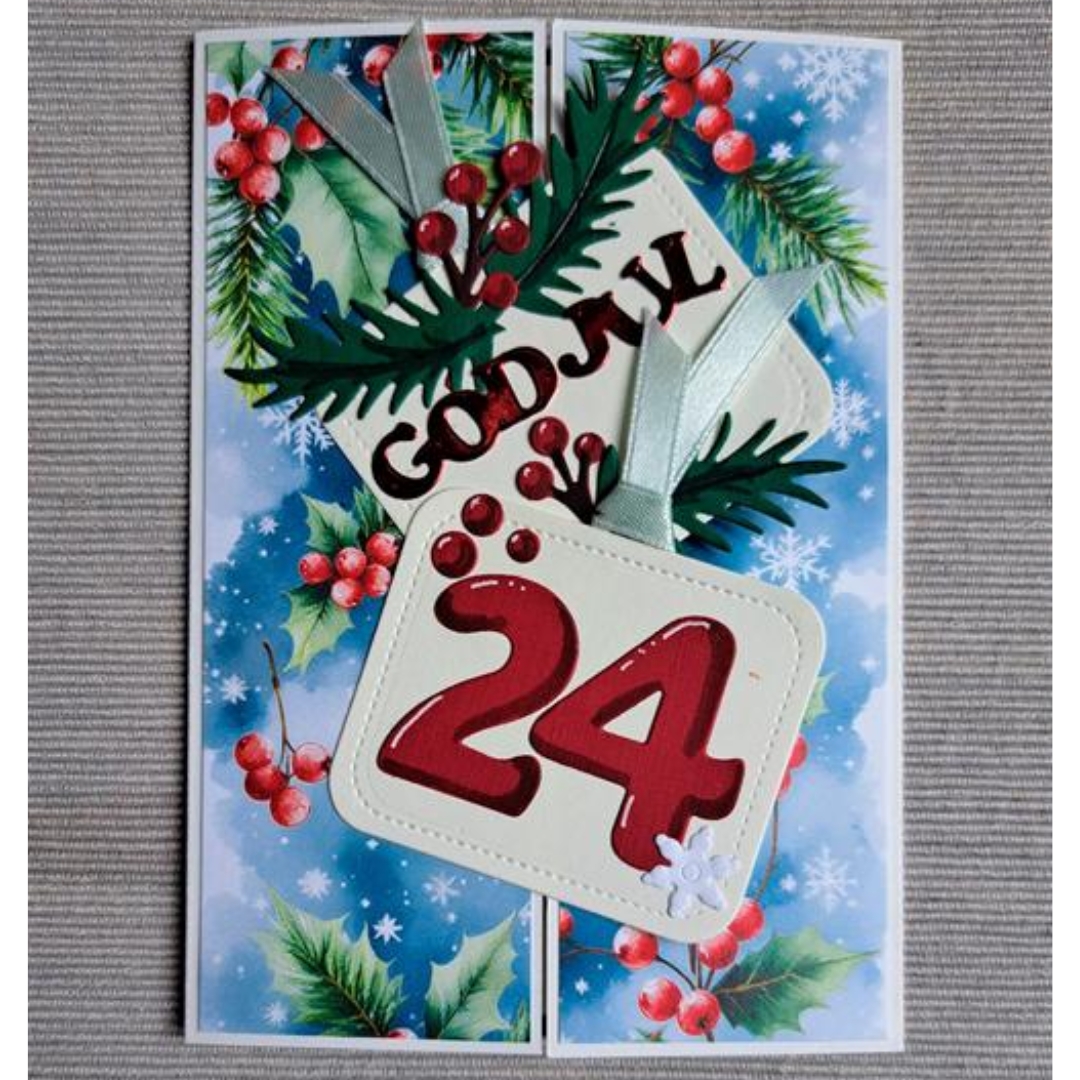 By Lene stanssi – CHRISTMAS NUMBERS Cutting & Embossing Die - Image 2