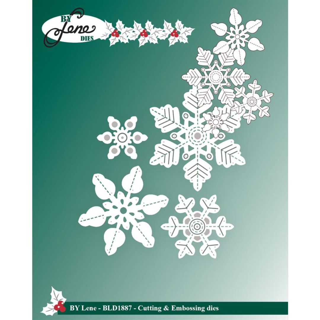 By Lene stanssi SNOWFLAKES Cutting & Embossing Die
